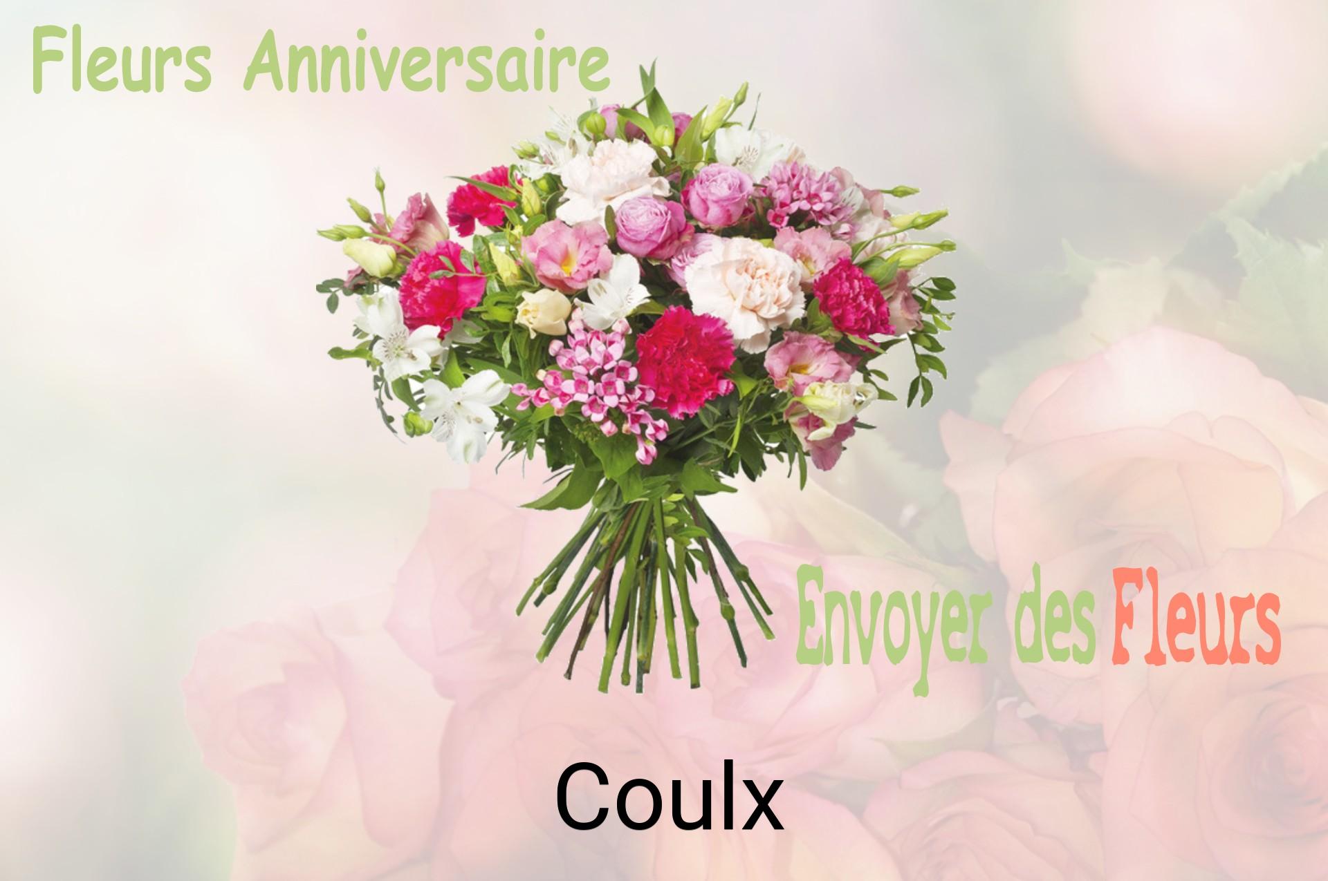 Bouquet de fleurs d’anniversaire livré à Coulx