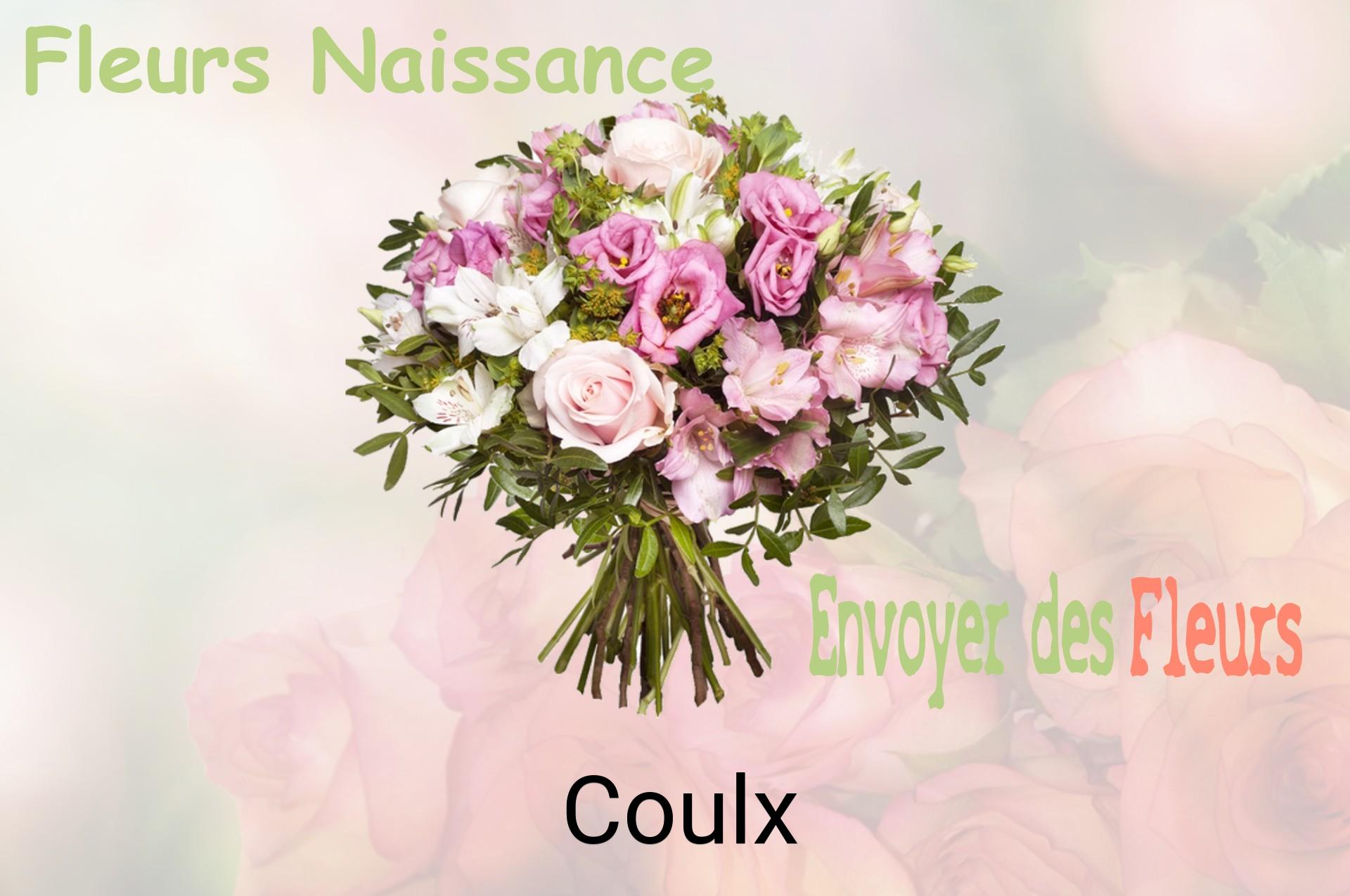 Bouquet de fleurs de naissance livré à Coulx